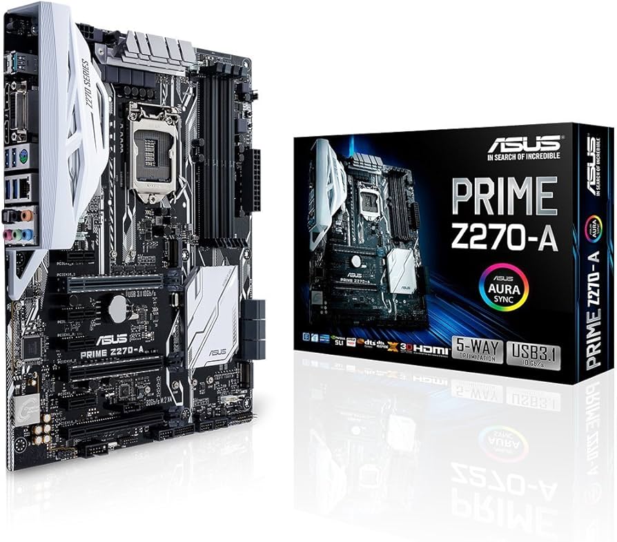 Amazon.com: ASUS Prime Z270-A LGA1151 DDR4 DP HDMI DVI M.2 USB 3.1