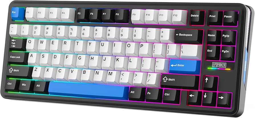 Amazon.com: EPOMAKER TH85 QMK/VIA Wireless Gaming Keyboard, BT5.0