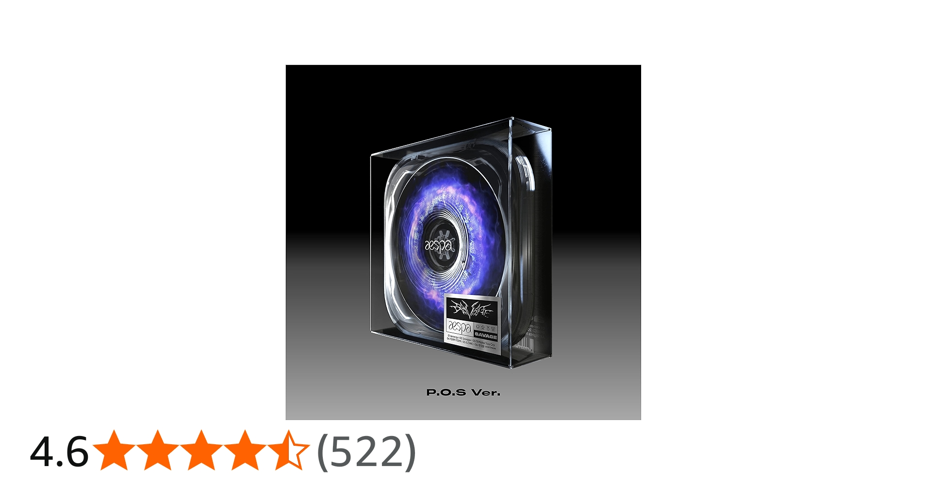 Amazon.co.jp: aespa 1st ミニアルバム - Savage (P.O.S Version