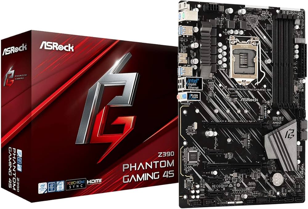 Amazon | ASRock Z390 PHANTOM GAMING 4S LGA1151/ Intel Z390/ DDR4