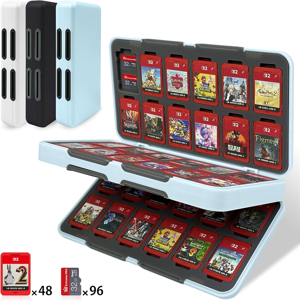 Amazon.co.jp: Switch 2 ゲームカードケース 48枚スイッチカード
