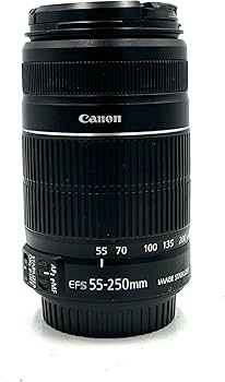 Amazon.com : Canon EF-S 55-250mm f/4.0-5.6 is II Telephoto Zoom
