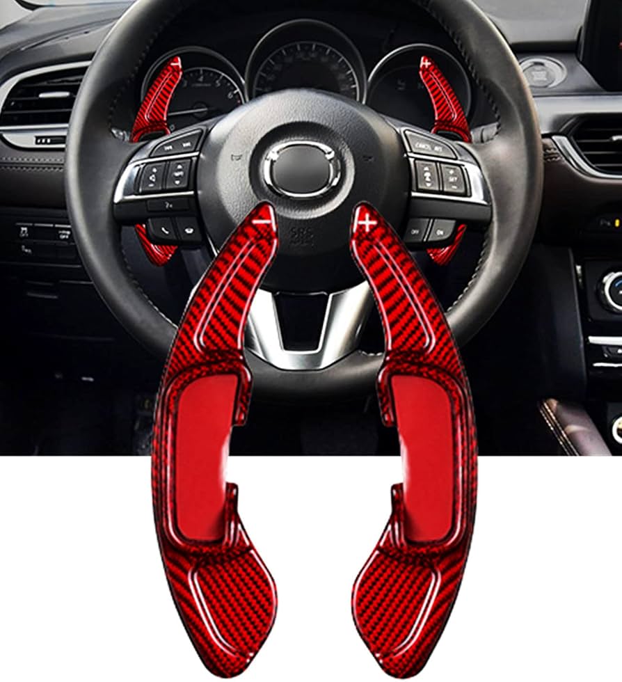 Amazon.co.jp: マツダ パドルシフト エクステンション リアルカーボン