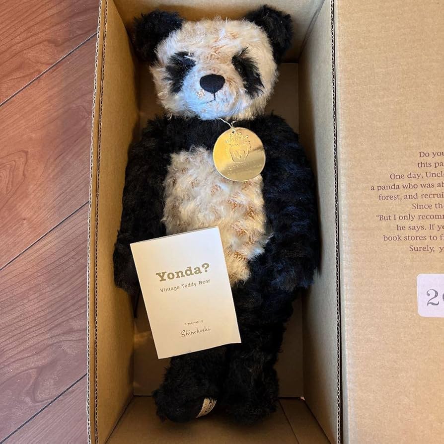 Amazon.co.jp: Yonda? テディベア パンダ 新潮社ノベルティ Yonda
