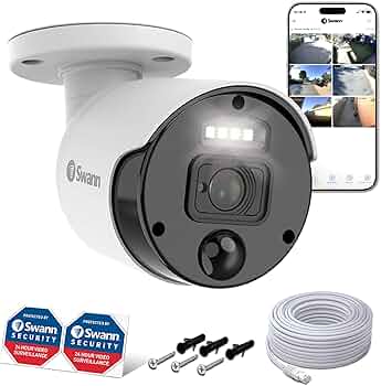Amazon.co.jp: Swann（スワン）NVR 4K バレットカメラ SONHD-875WLB-JP