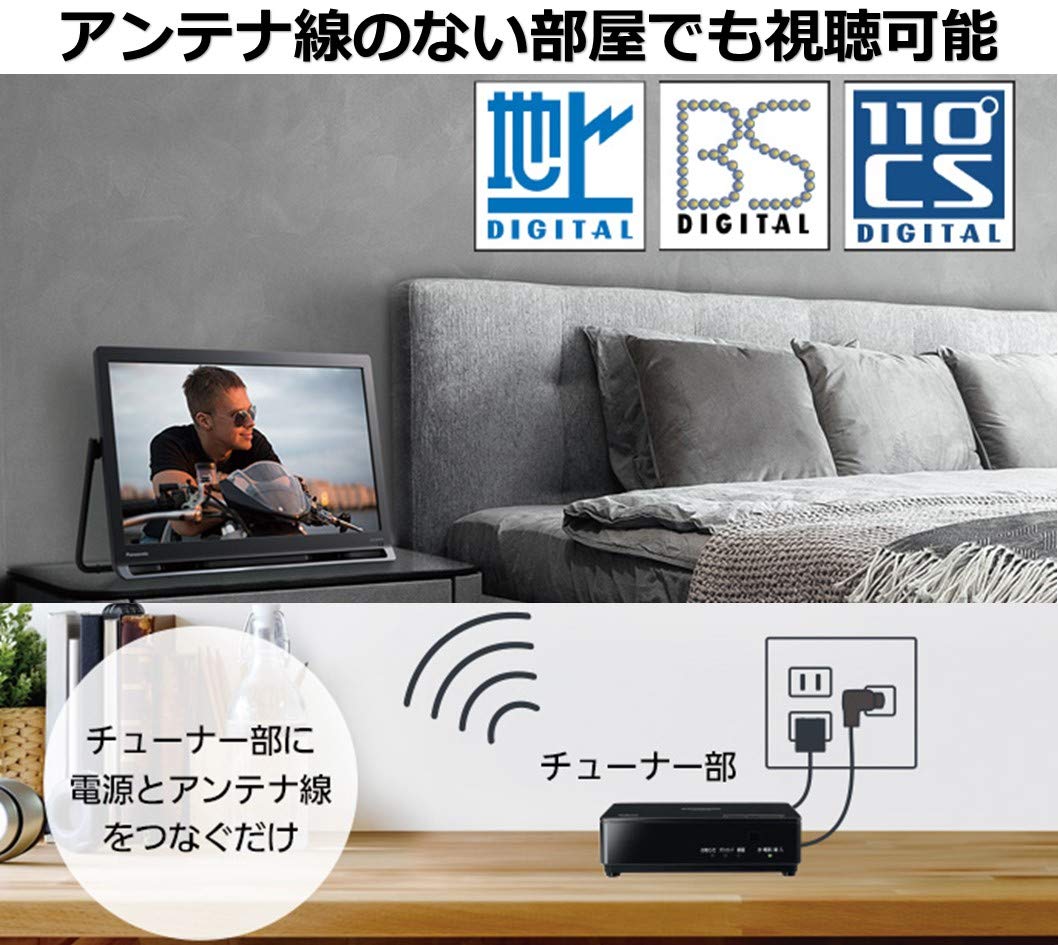 Amazon | パナソニック 19V型 ハイビジョン ポータブル 液晶テレビ