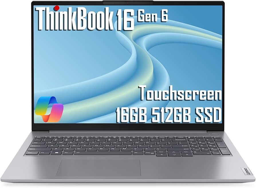 Amazon.com: Lenovo ThinkBook 16 Gen 6 Business Laptop (16