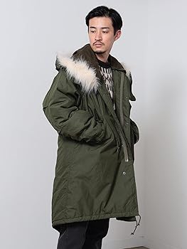 Amazon | [ビームス] コート 中綿 M-65タイプ モッズコート メンズ