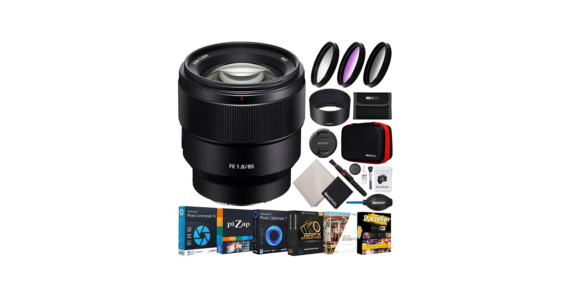 Amazon.com: Sony FE 85mm F1.8 Lens SEL85F18 Large Aperture for