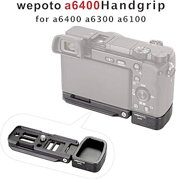 Amazon | WEPOTO Sony a6400 a6300 a6100用ハンドグリップメタル GP