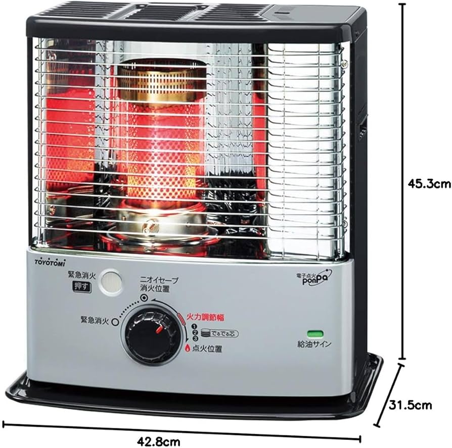 Amazon | トヨトミ 石油ストーブ (木造8畳まで/コンクリート10畳まで