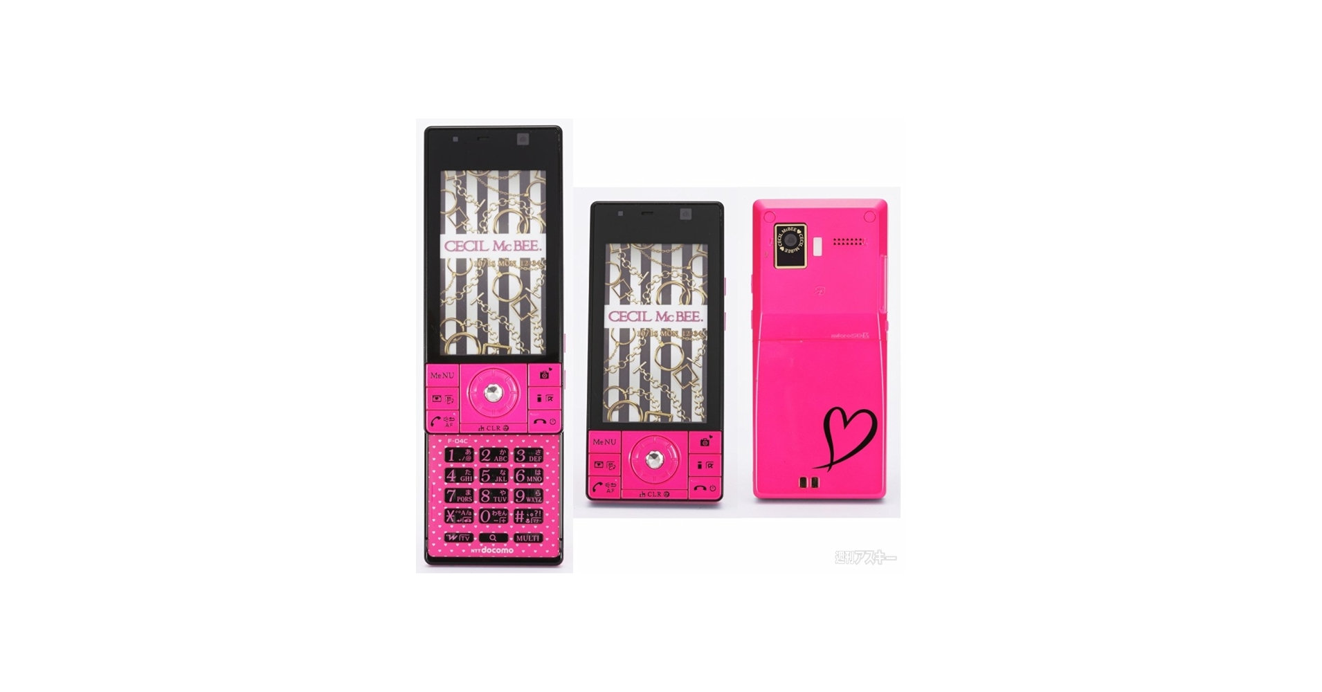 Amazon | docomo STYLE series F-04C 小悪魔 PINK CECIL McBEE 品