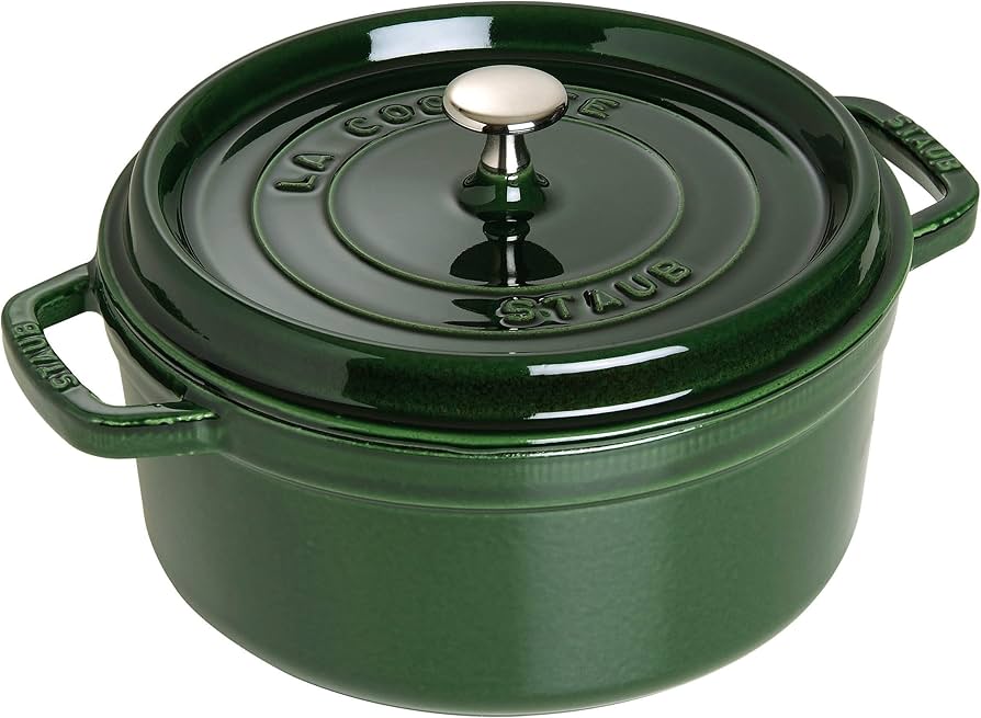 Amazon.com: STAUB Cast Iron Roaster/Cocotte, Round, 24 cm, 3.8 L