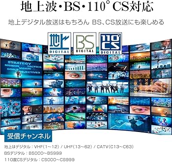 Amazon | 32インチ 液晶テレビ ブルーレイプレーヤー内蔵 BDプレーヤー