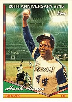 Amazon.com: 1994 Topps #715 Hank Aaron Baseball Card Atlanta