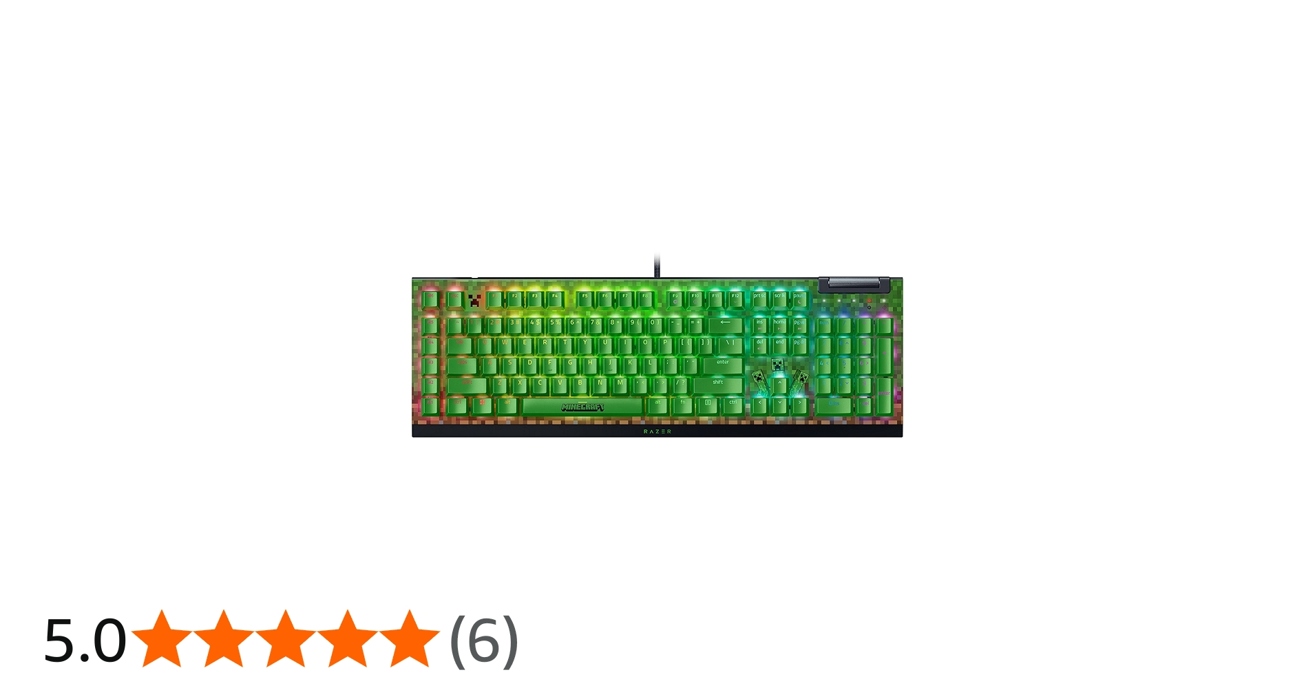 Amazon.co.jp: Minecraft ゲーミングキーボード Razer レイザー