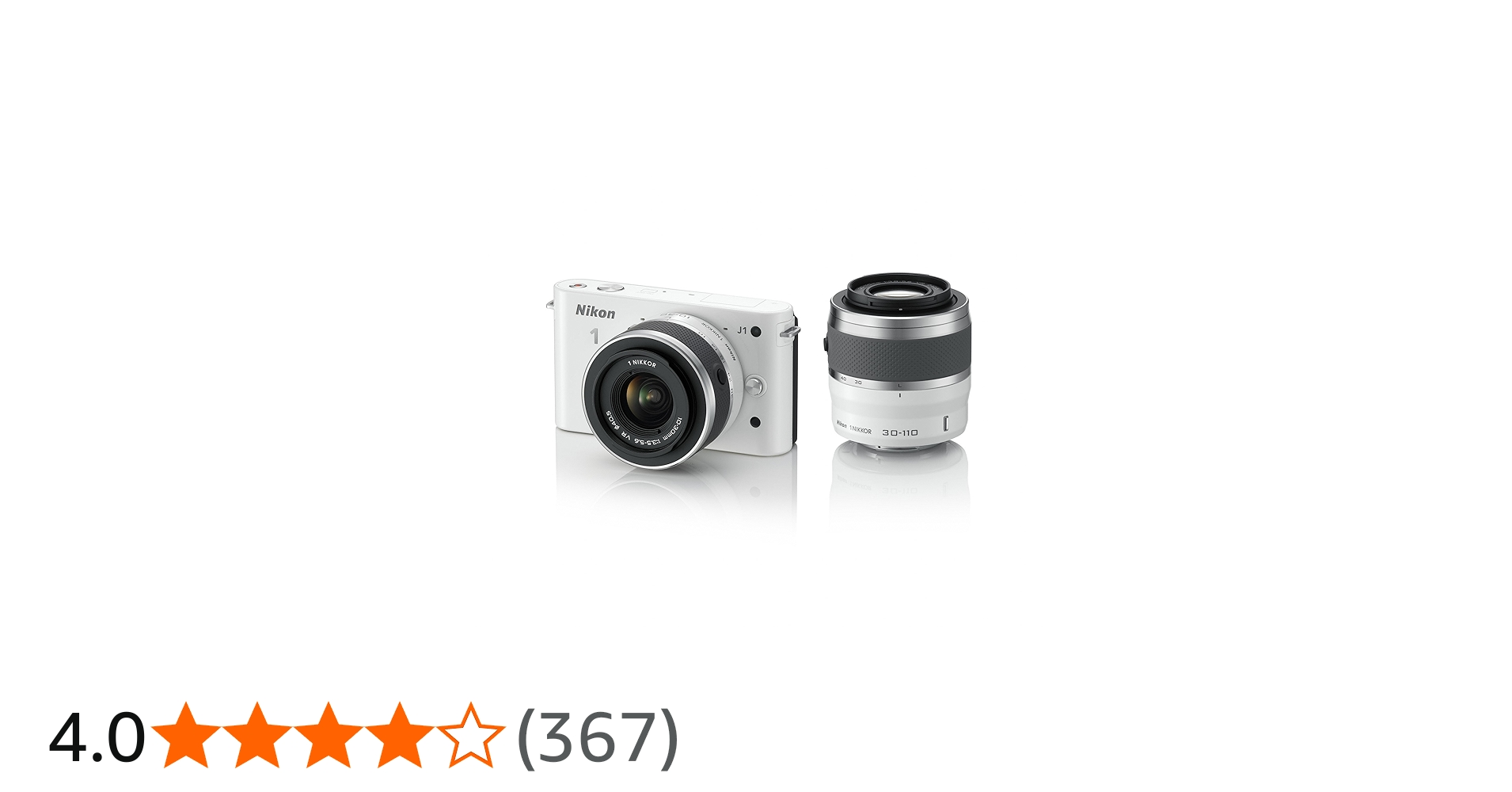 Nikon 1 J1 10.1 MP HD Digital Camera System with 10-30mm VR and 30