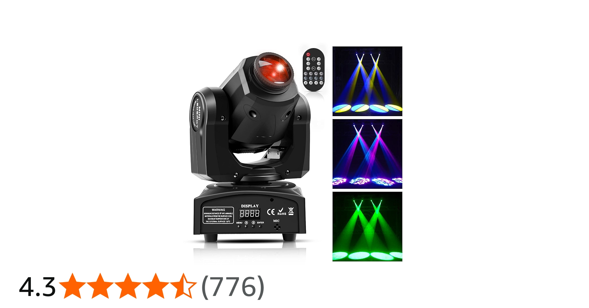 Amazon.co.jp: U`King 50W ムービングライト ムービングヘッド