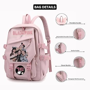 JAAIP Blackpink bag - blackpink merch black pink bag for girls