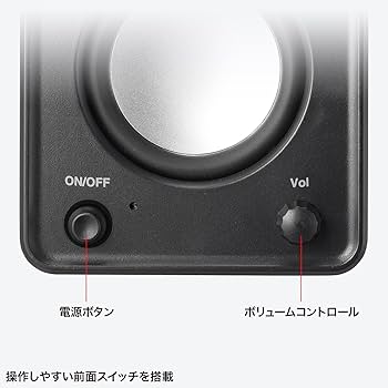 Amazon.co.jp: サンワサプライ コンパクトPCスピーカー（USB電源） MM