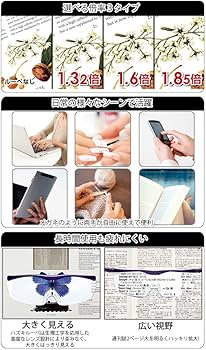 Amazon | Hazuki ハズキルーペ ラージ 1.6倍 ブルーライト対応 クリア