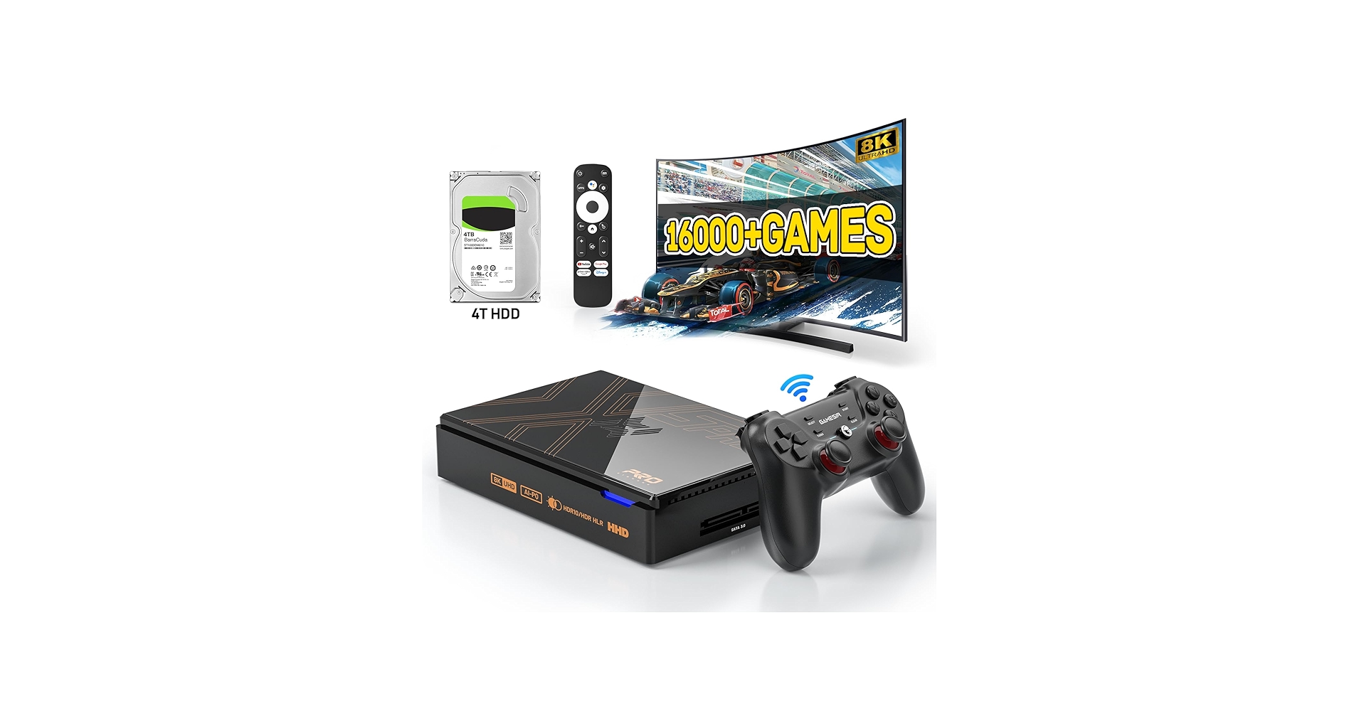Amazon.com: Kinhank Super Console X5 PRO Retro Game Console with