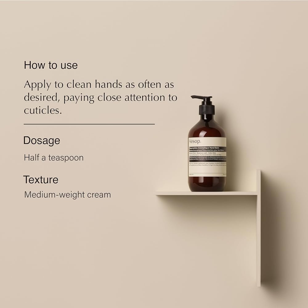 Amazon.com : Aesop Resurrection Aromatique Hand Balm | Rich