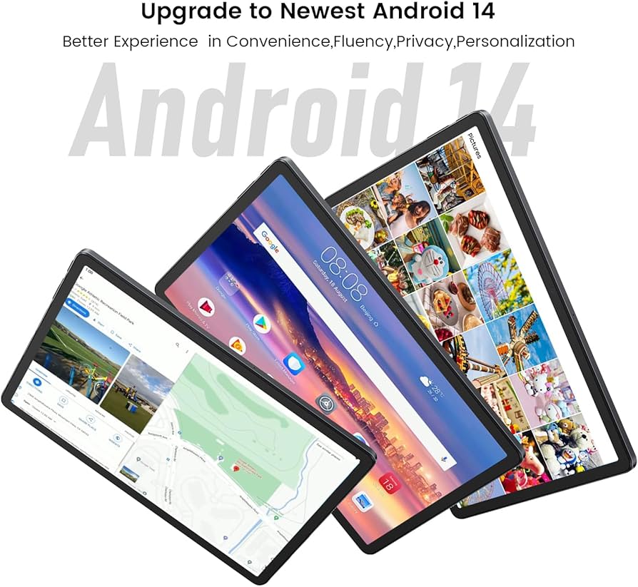 Blackview Tab 60 WiFi Tablet Android 14 Eye Comfort Mode, 10.1