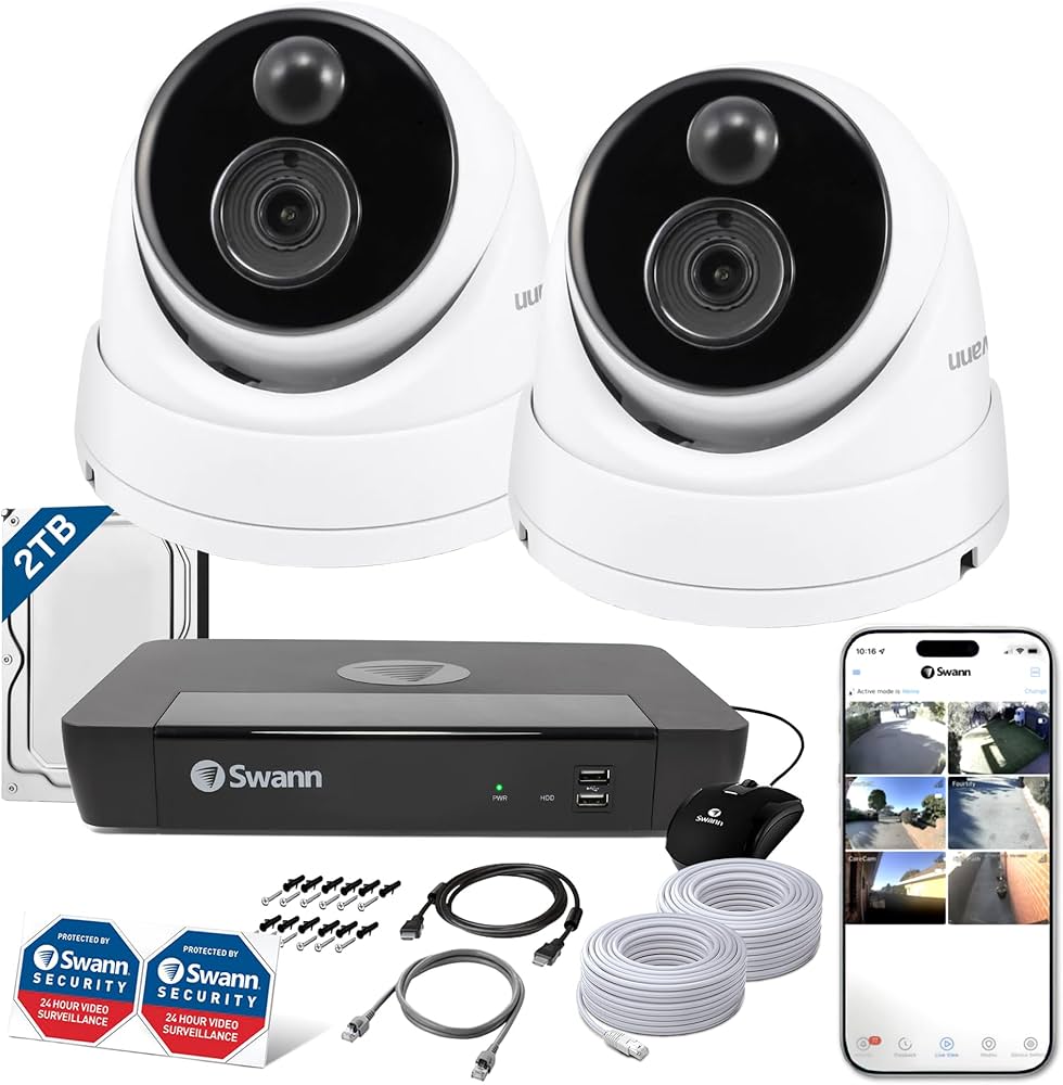 Amazon.co.jp: 【Amazon限定】 スワン(Swann) セキュリティカメラ 8ch