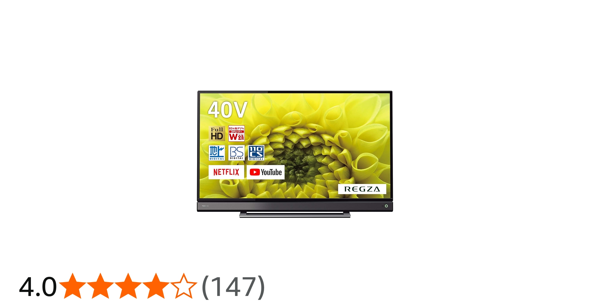 Amazon.co.jp: Regza 40V31 Toshiba 40V Terrestrial BS 110 Degree CS