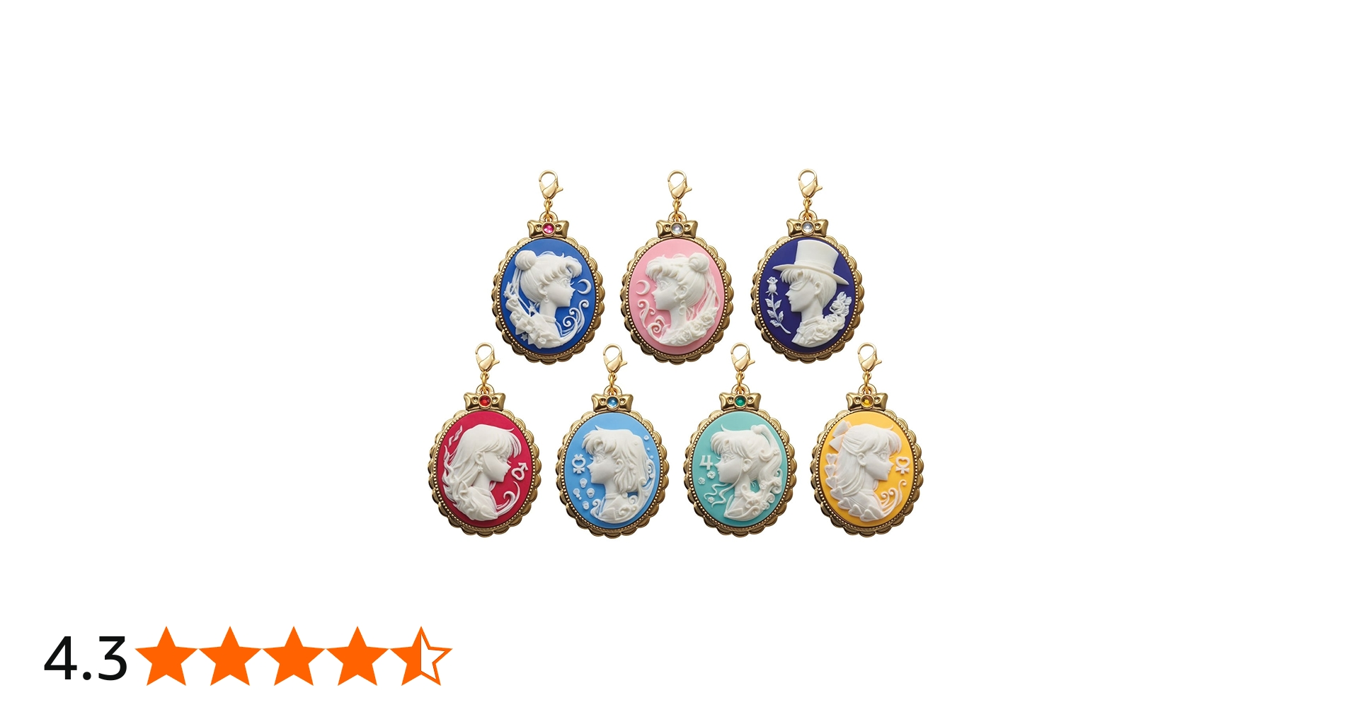 Amazon | ガシャポン 美少女戦士セーラームーン カメオチャーム 全7種