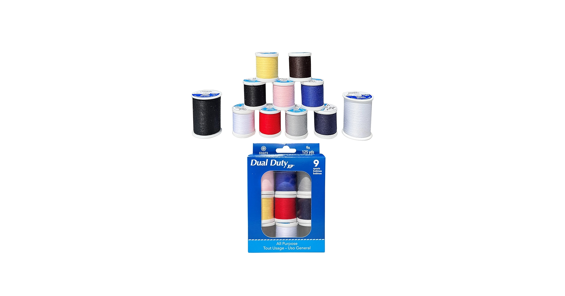 Amazon.com: Coats &Clark All Purpose Dual Duty XP Threads, 9