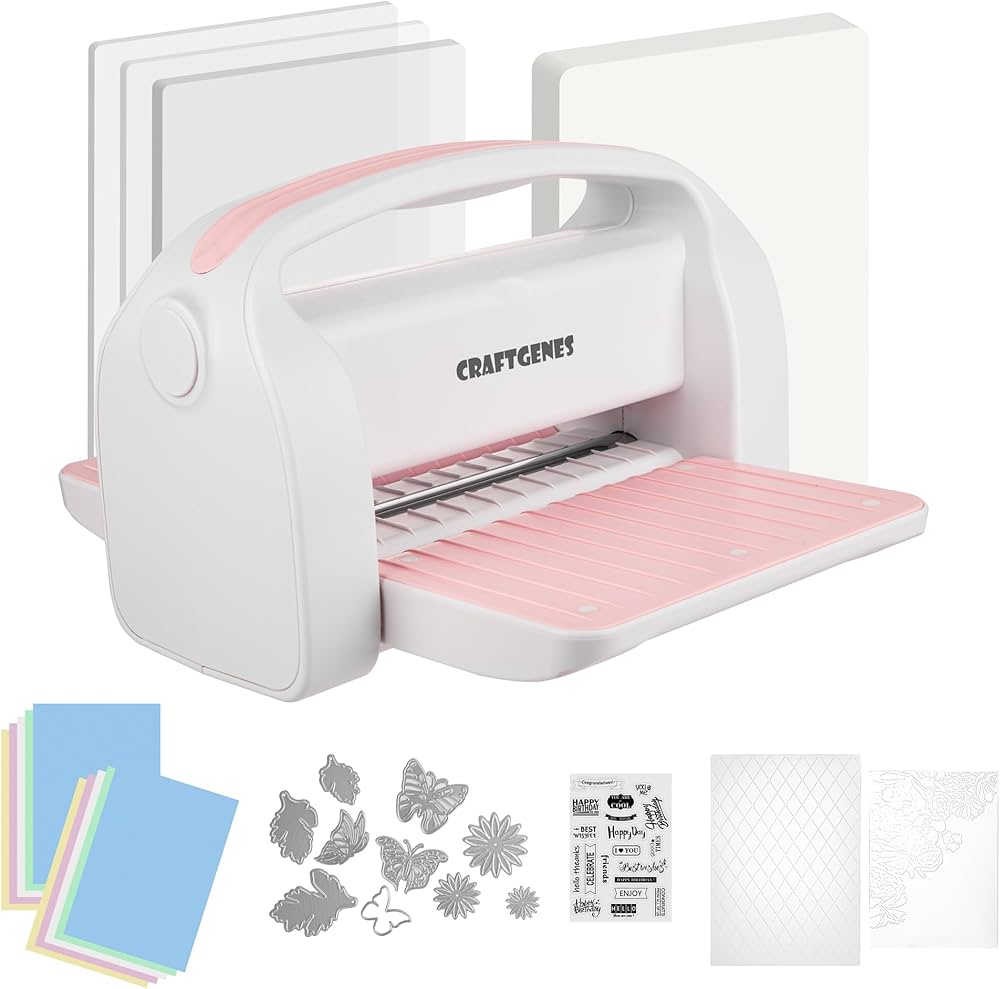 Amazon.com: CraftGenes Manual Die Cutting Machine and Embossing