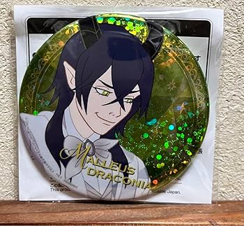 ツイステ ブレイジングジュエル チケット ホログラム缶バッジ マレウス