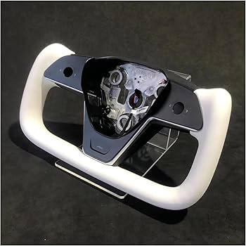 Amazon | モデルXスタイルの新しい2.0ヨークステアリングホイールと