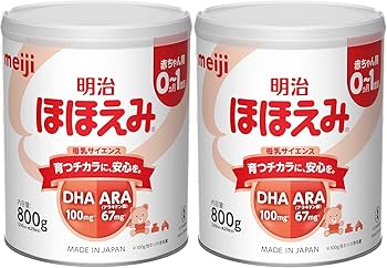 Amazon.co.jp: 明治ほほえみ 2缶パック＋らくらくミルク付き (800g×2
