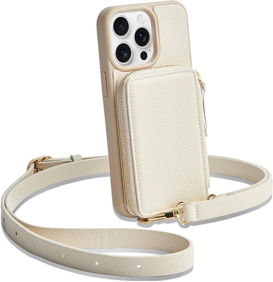 Amazon.com: ZVE for iPhone 13 Pro Max Wallet Case Crossbody, Phone