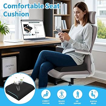 Amazon.com: TranquilRelax Large Seat Cushion, Memory Foam Cushion