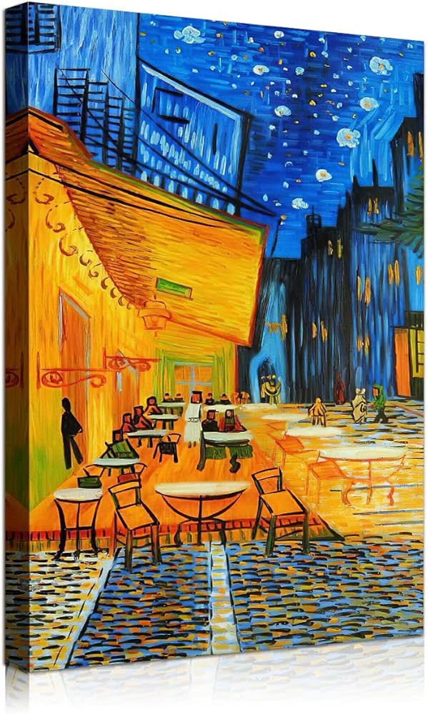 Amazon｜アートパネル ゴッホ 星月夜 抽象画 ひまわり 絵画 油絵風景画