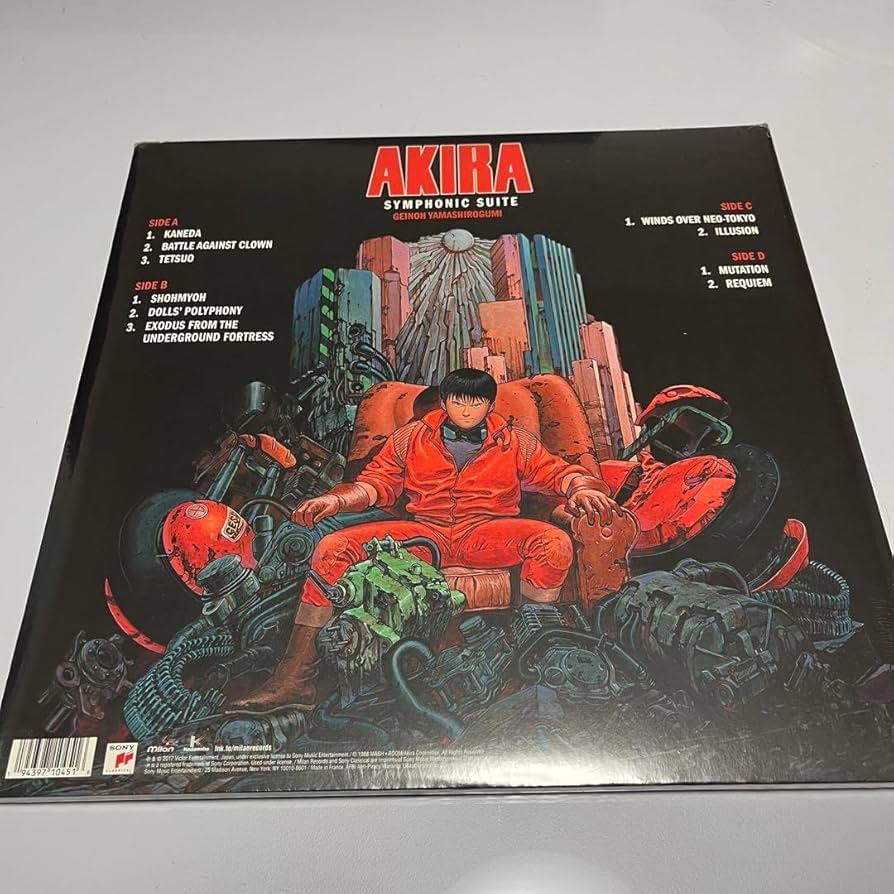 Amazon.co.jp: AKIRA Symphonic Suite 芸能山城組 レコード アナログ