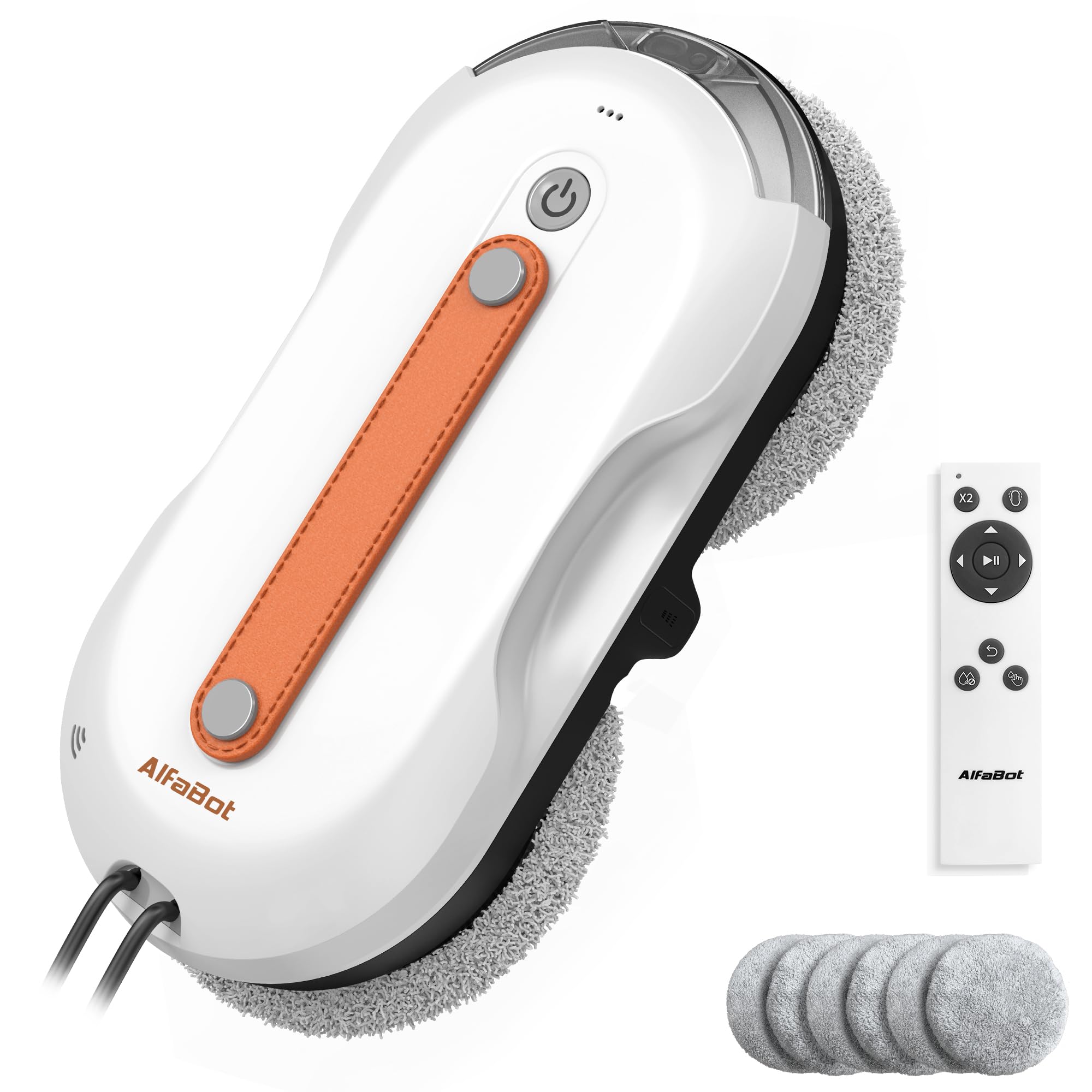 Amazon.co.jp : AlfaBot 窓拭きロボット 双方向自動スプレー 窓掃除