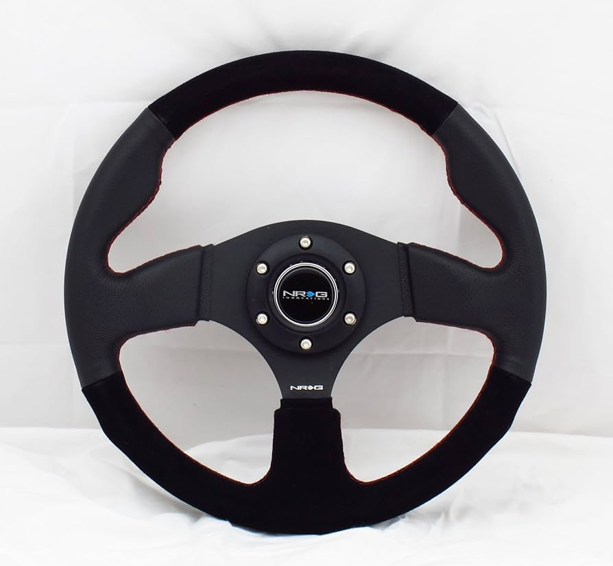 Amazon | NRG ステアリングホイール - 12 (レース) - 320mm (12.60