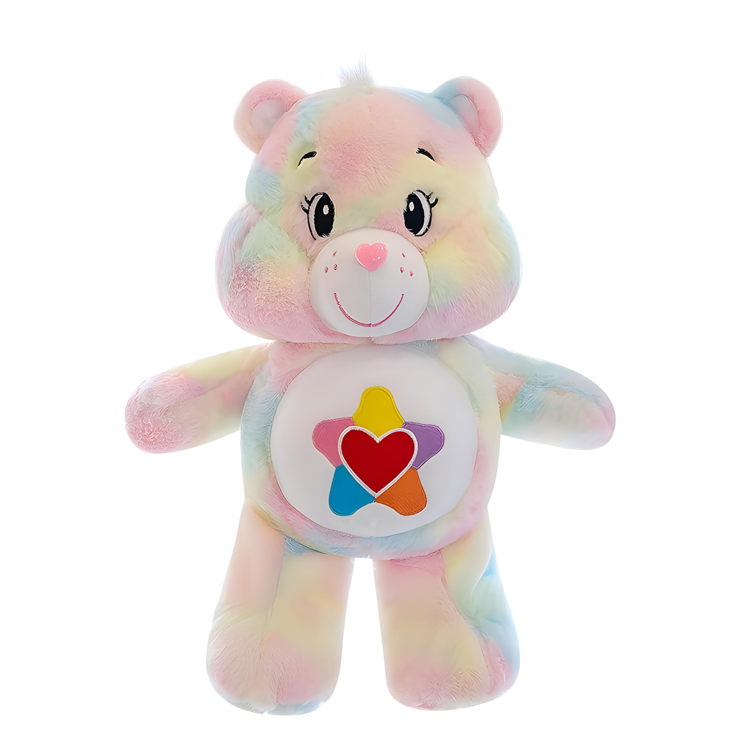 Amazon.co.jp: ケアベア ぬいぐるみ 特大 レインボー 可愛い