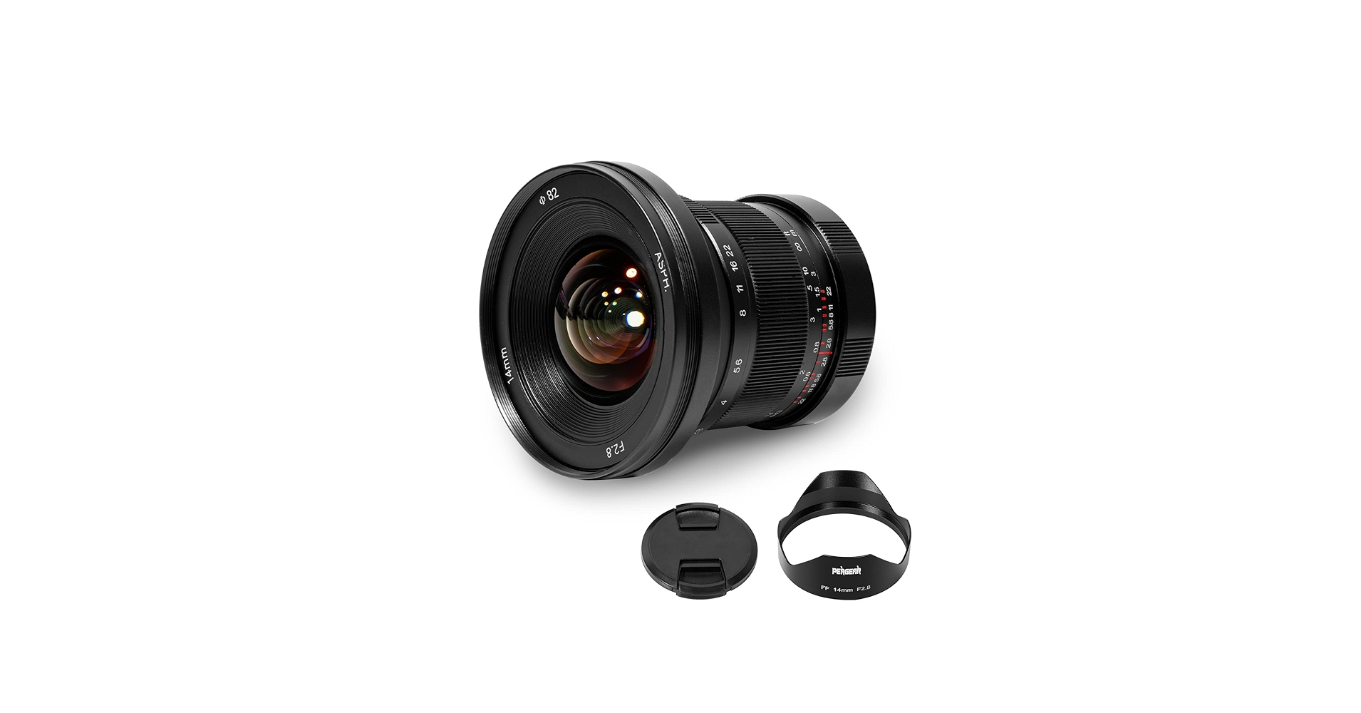 Amazon.co.jp: Pergear 14mm F2.8 II 超広角手動レンズ 画角114º フル