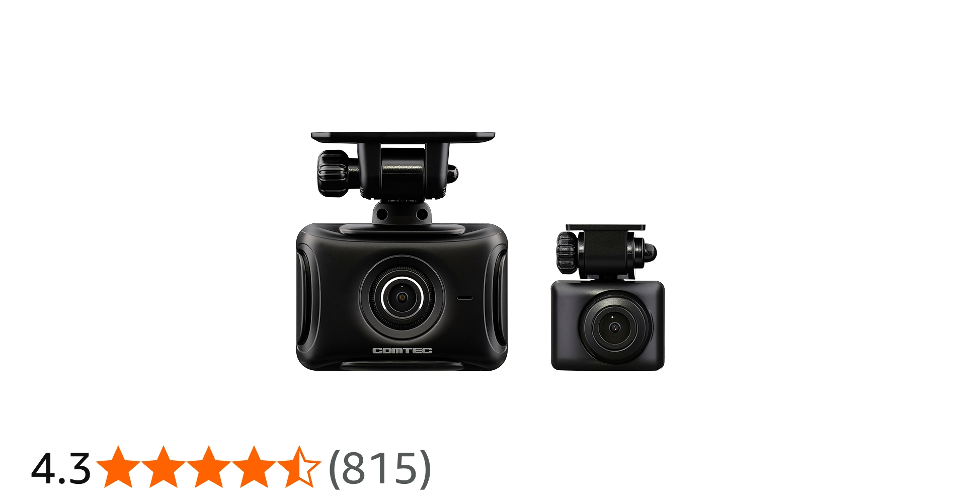 Amazon.co.jp: コムテック ドライブレコーダー ZDR027 前後2カメラ