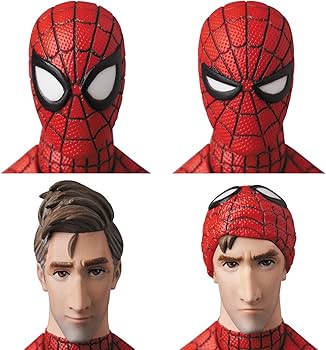 Amazon.com: MEDICOM TOY MAFEX No.235 Spider-Man (Peter B Parker