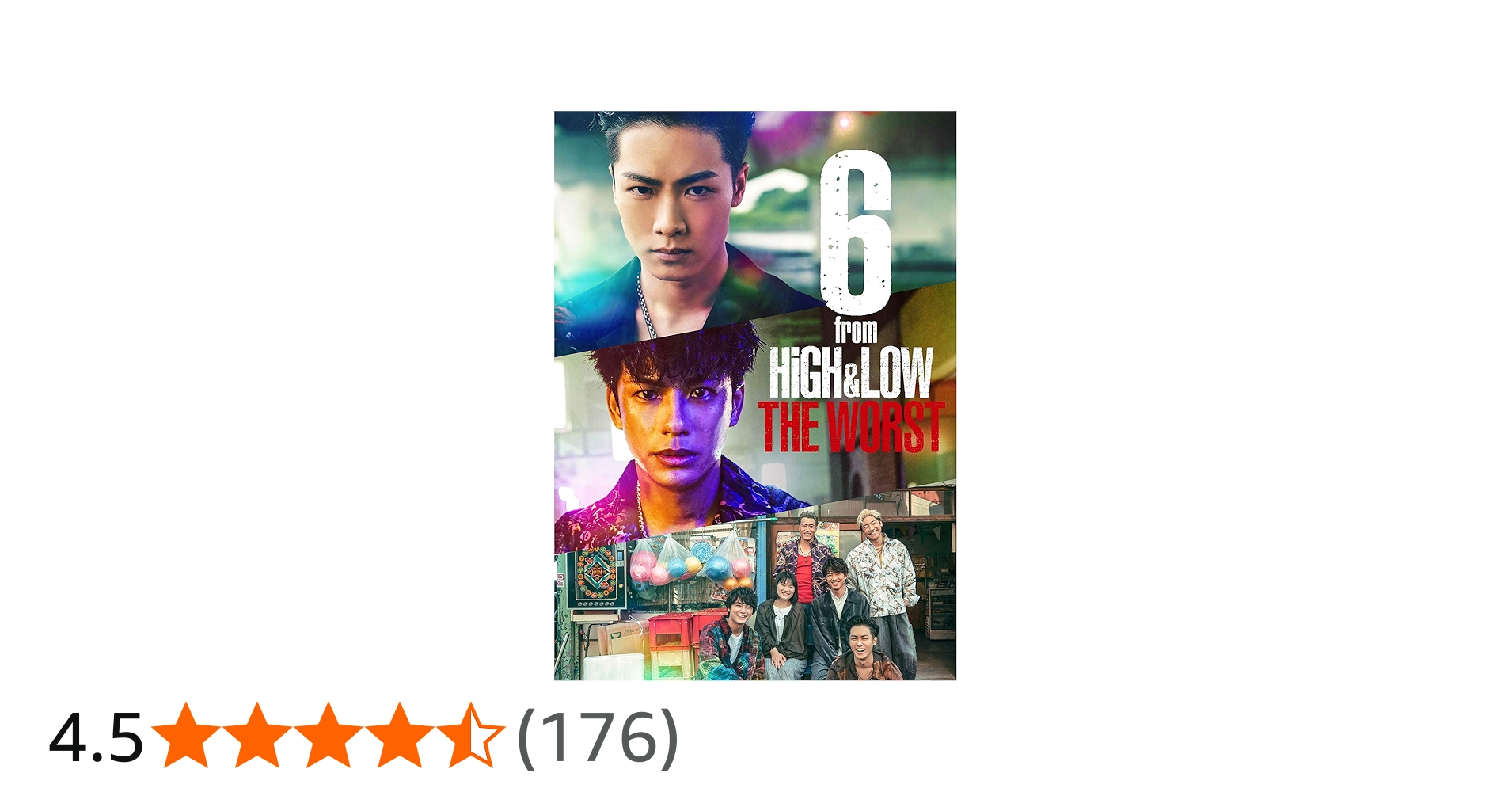 Amazon.co.jp: 6 from HiGH&LOW THE WORST (Blu-ray2枚組)(豪華盤