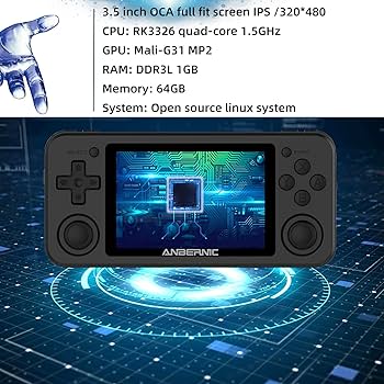 Amazon.com: RG351P Handheld Game Console, Retro Game Console Open