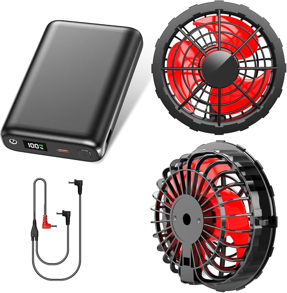 Amazon.co.jp: 空調作業服 ファンバッテリーセット 33V 超高出力 2025