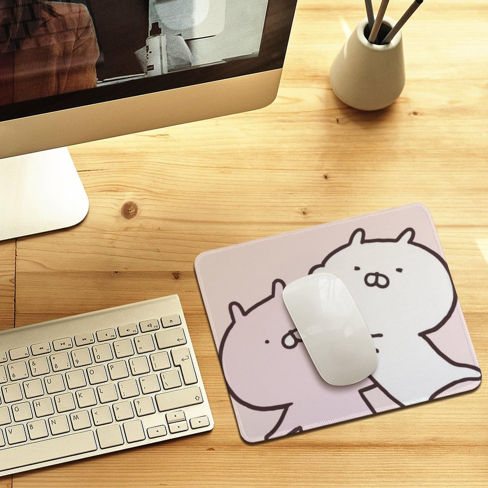 Amazon.co.jp: うさまる マウスパッド ゲーミングマウスパッド ゲーム